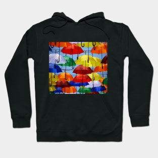 Dynamic Colors Lively Umbrellas Hoodie